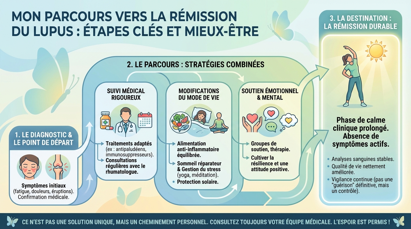 Les étapes de ma guérison