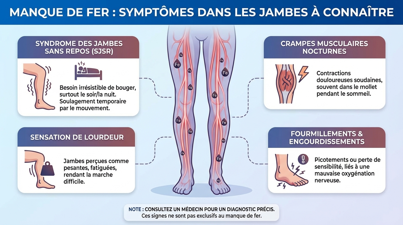Causes possibles de la carence en fer