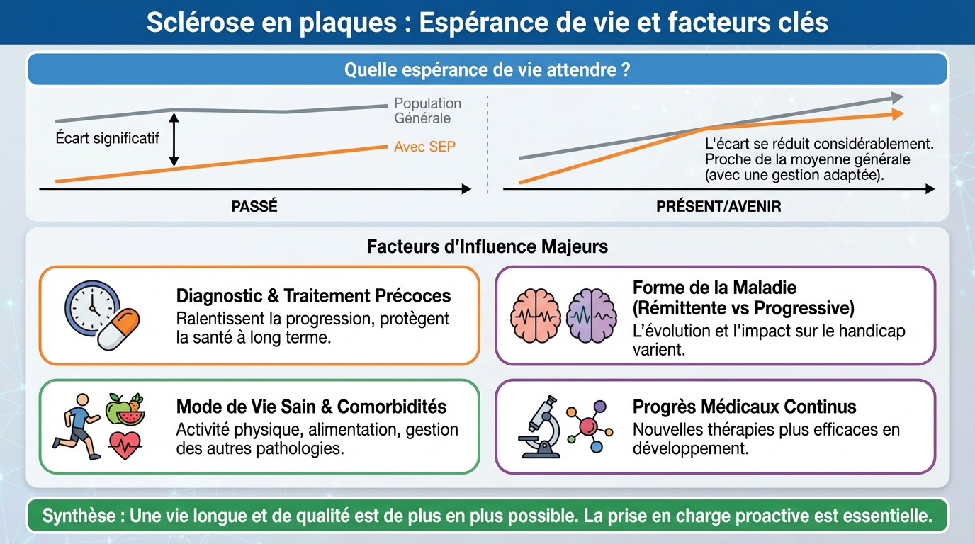 Sclérose en plaques : quelle espérance de vie attendre ? 3 Facteurs influençant l'espérance de vie