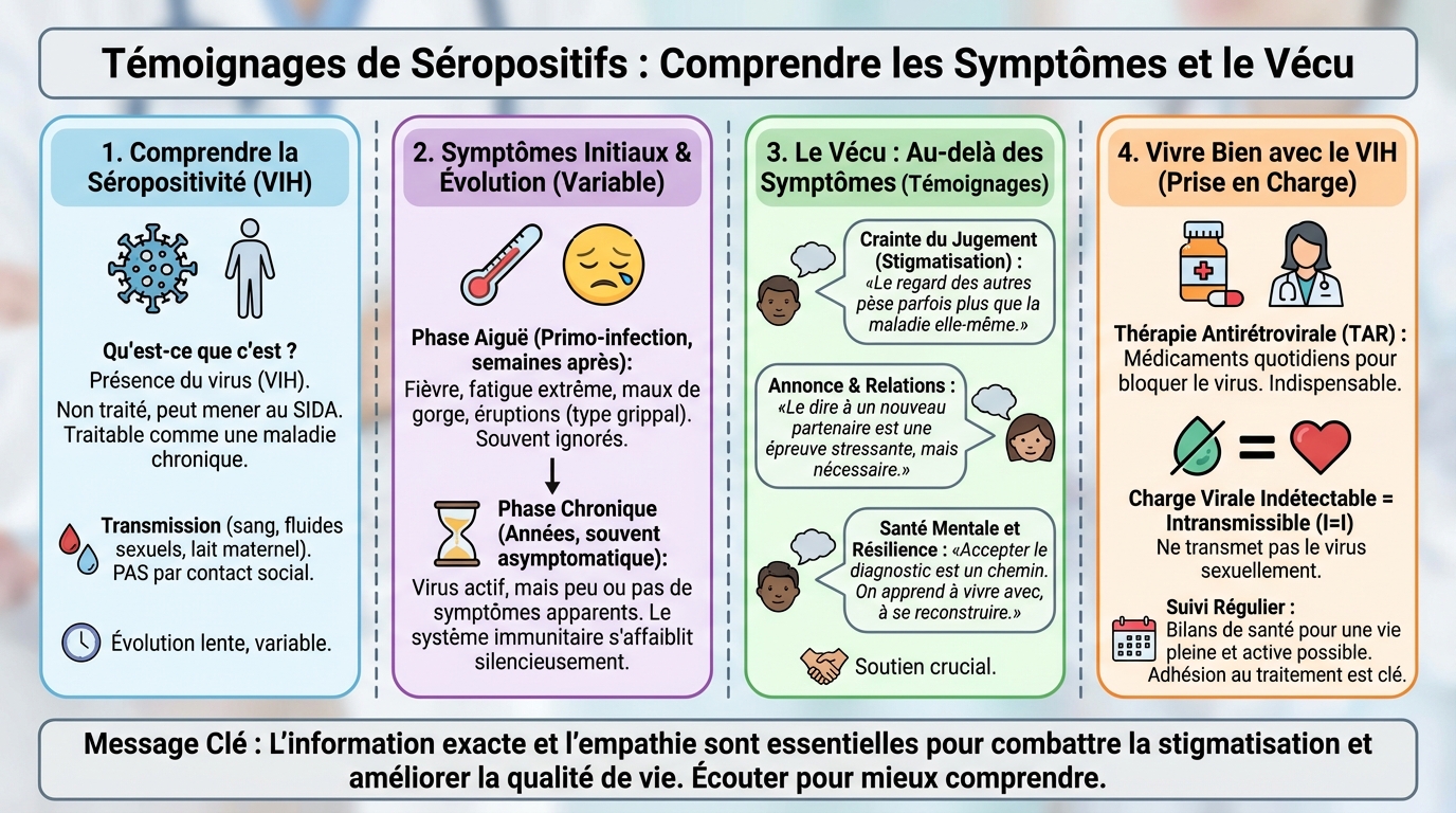 Comprendre les symptômes du VIH