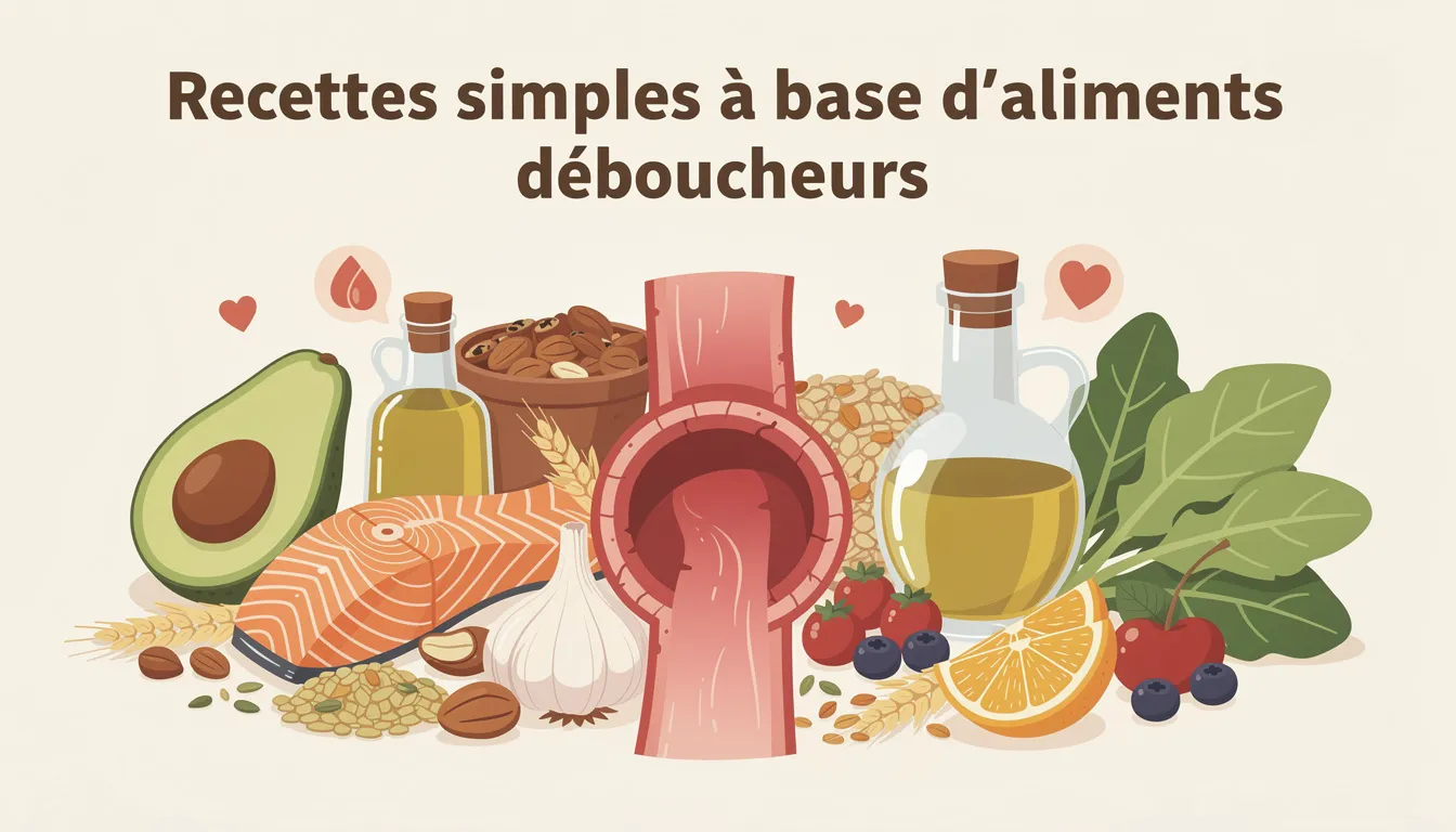 Recettes simples à base d'aliments déboucheurs
