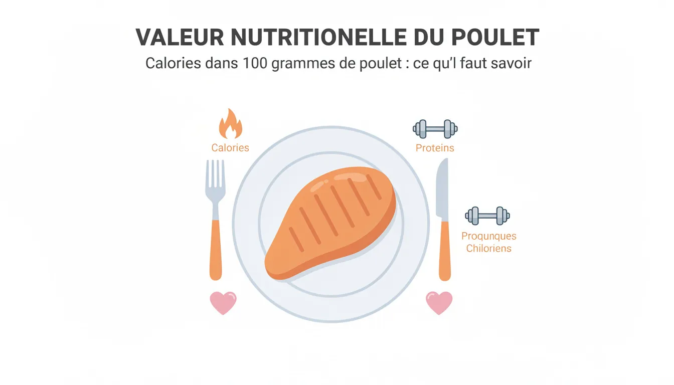Calories dans 100 grammes de poulet : ce qu'il faut savoir 3 Valeur nutritionnelle du poulet
