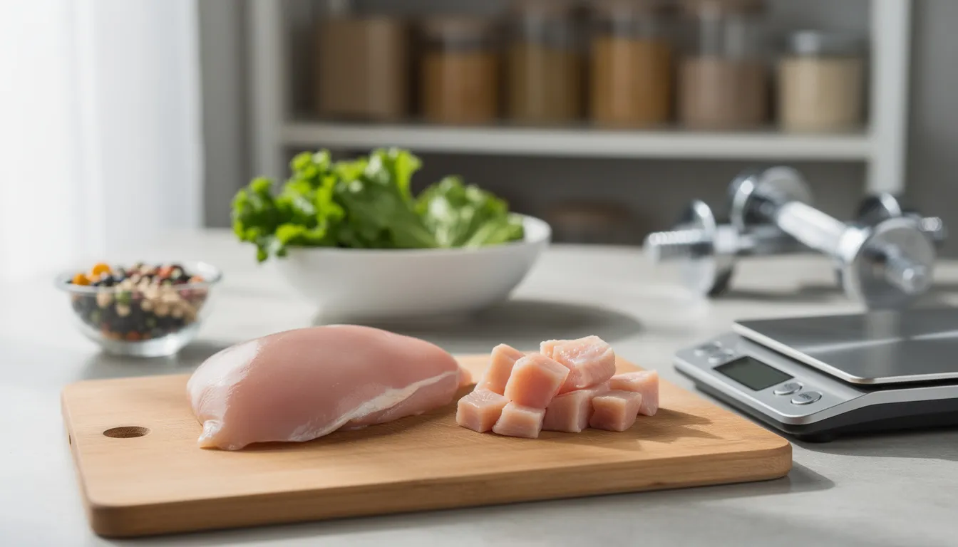 La teneur en protéines dans 100 g de poulet