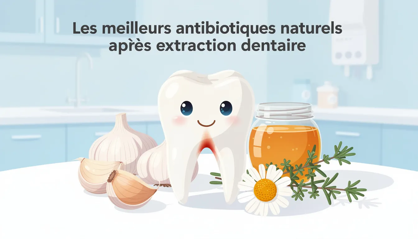 Les meilleurs antibiotiques naturels après extraction dentaire