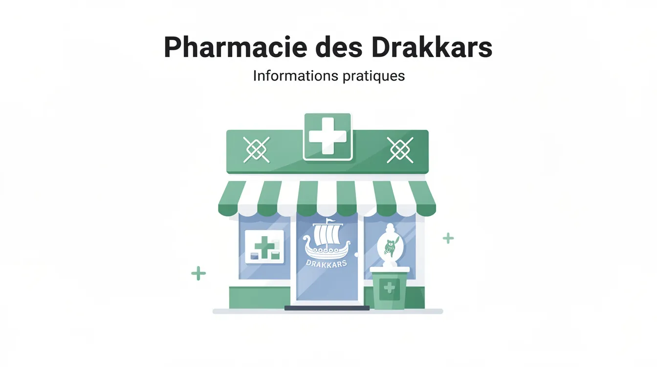 Découvrez la pharmacie des drakkars : services et avantages 3 Informations pratiques