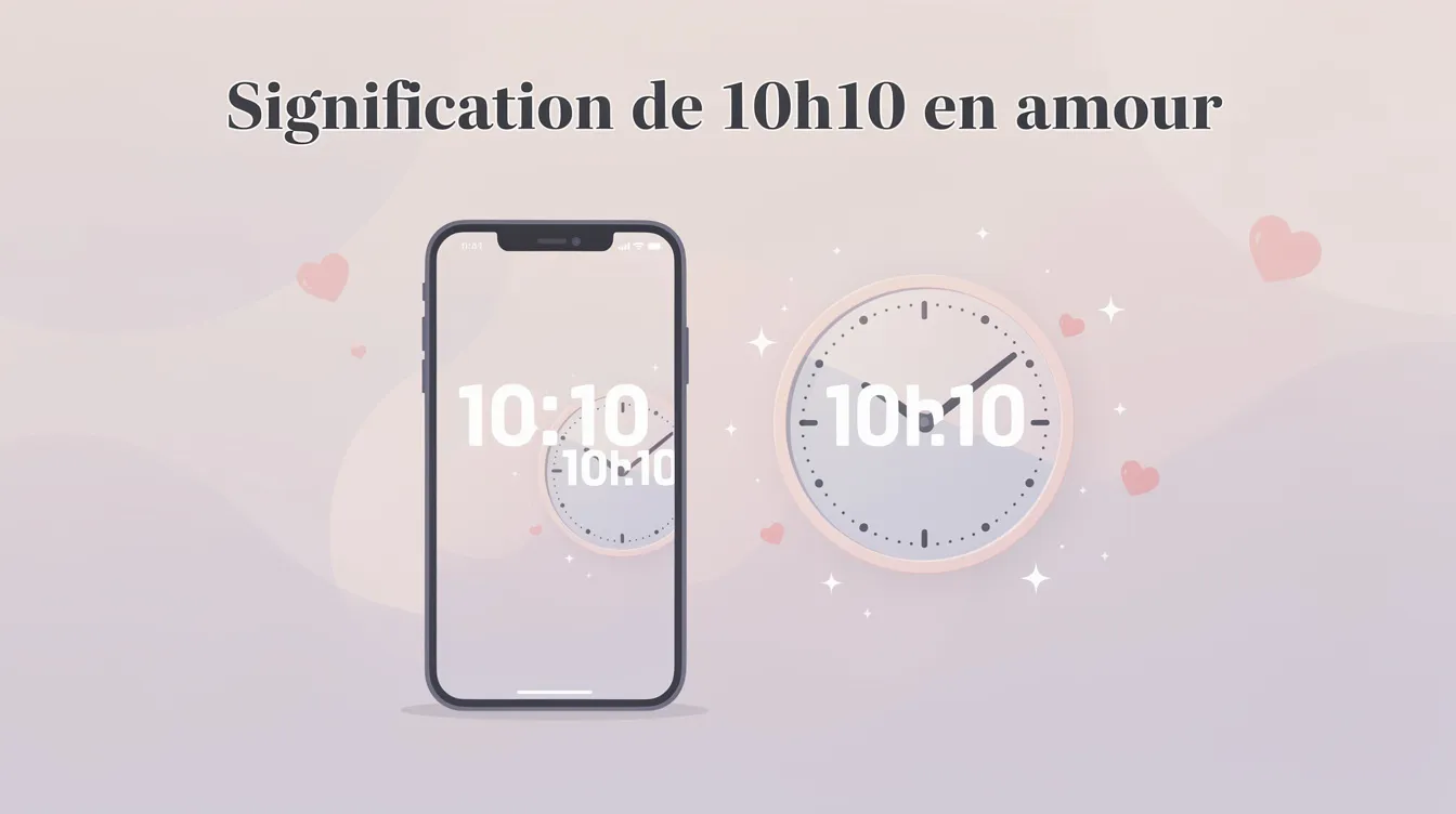 Signification de 10h10 en amour