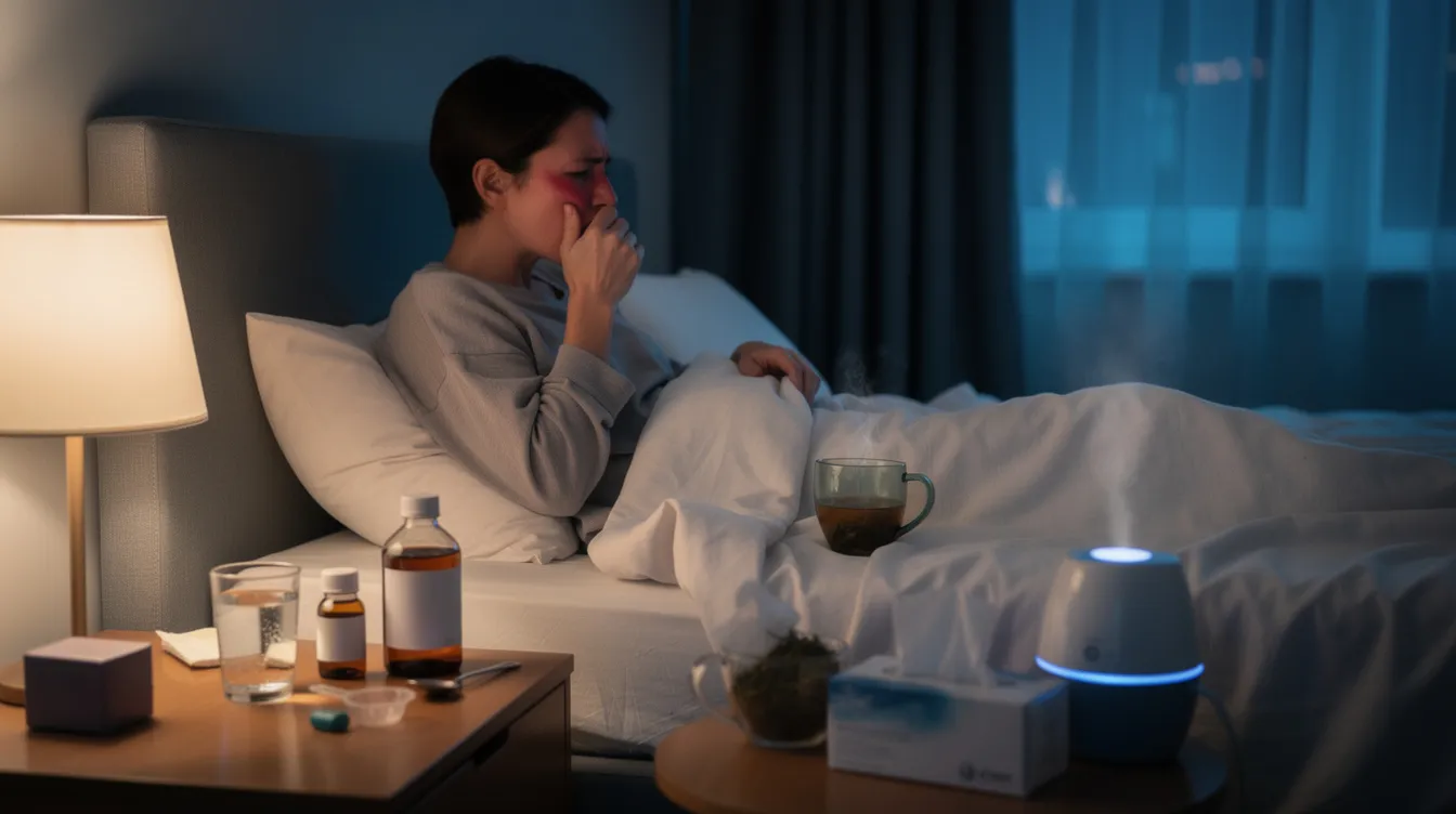 Impossible de dormir tellement je tousse : solutions efficaces