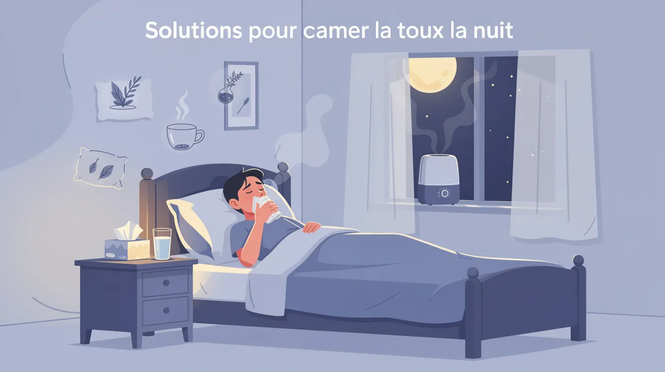 Solutions pour calmer la toux la nuit