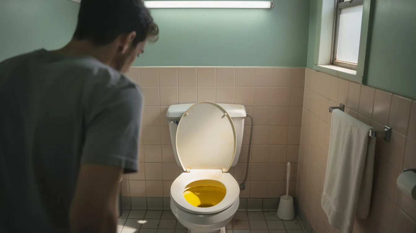 Quand s'inquiéter d'une urine jaune fluo ?